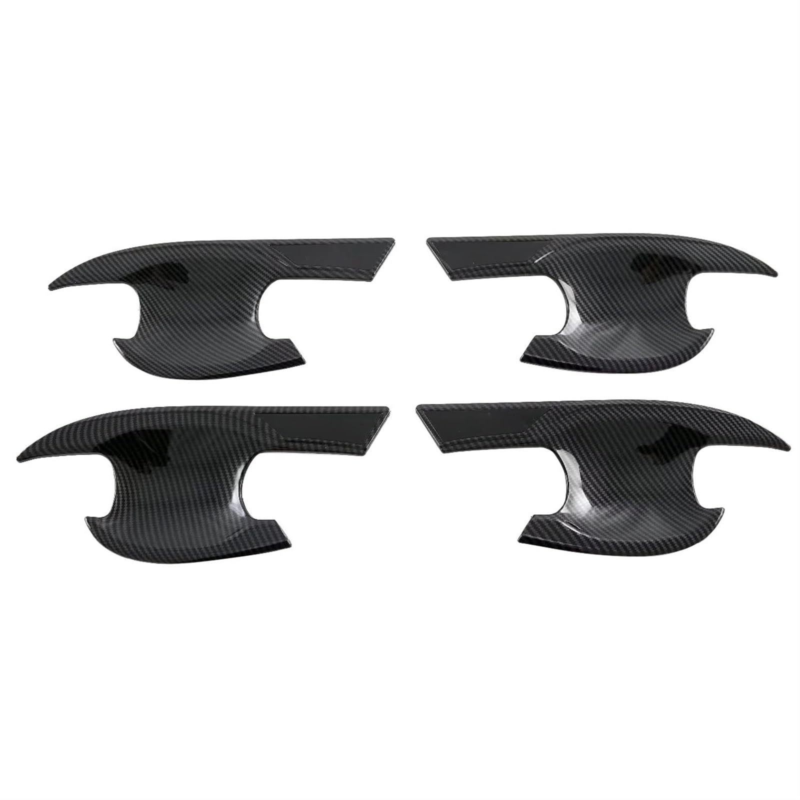 HJKDSZ Car Accessories Exterior Door Side Handle Bowl Cup Cover Trim 4 Pack for CR-V CRV C RV 2023 2024(Black)