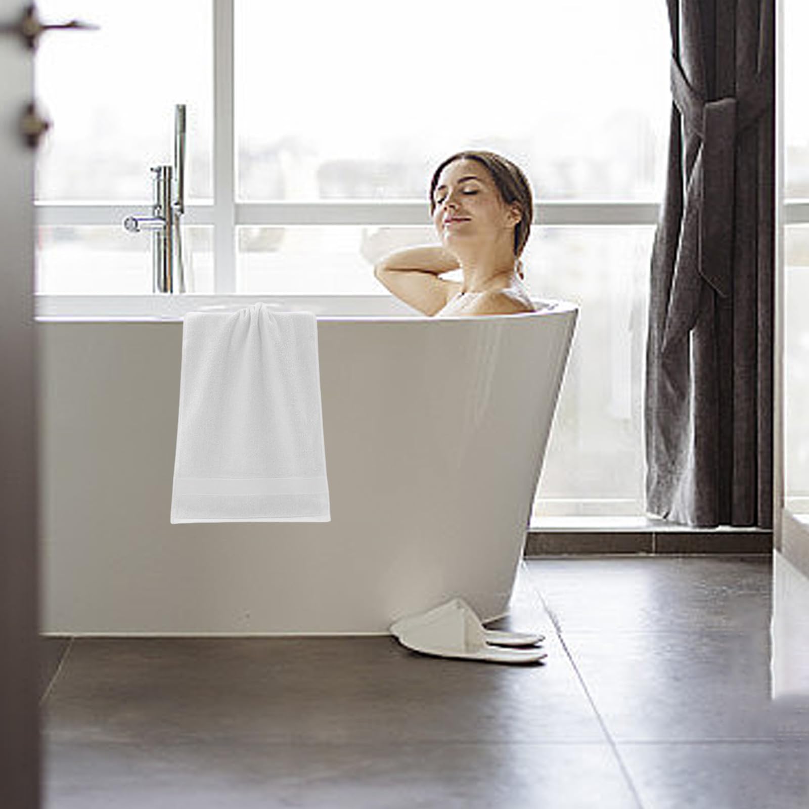 Bath Towel - Ultra Soft Highly Absorbent Face Body Towels for Adults Quick-Dry Plush Cotton Towels
