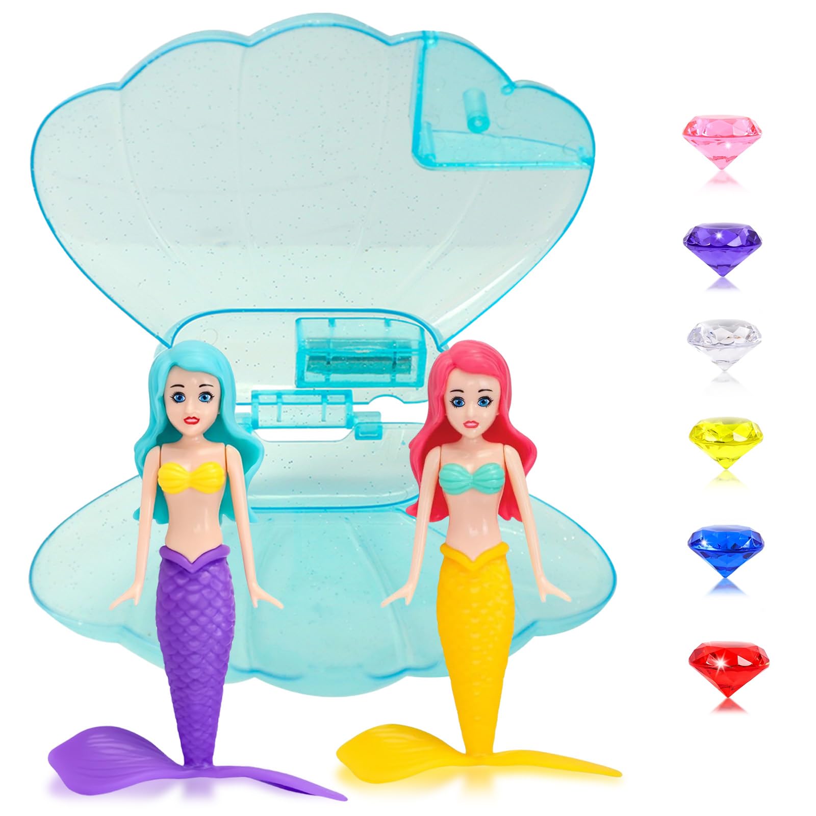 Jouets de Plongée, 19PCS Jouet pour Piscine, Jeux Piscine Enfant Jouet sous Eau