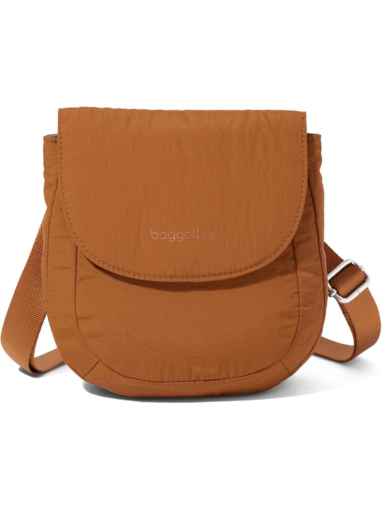 Brown Baggallini Swift Flap Mini Crossbody