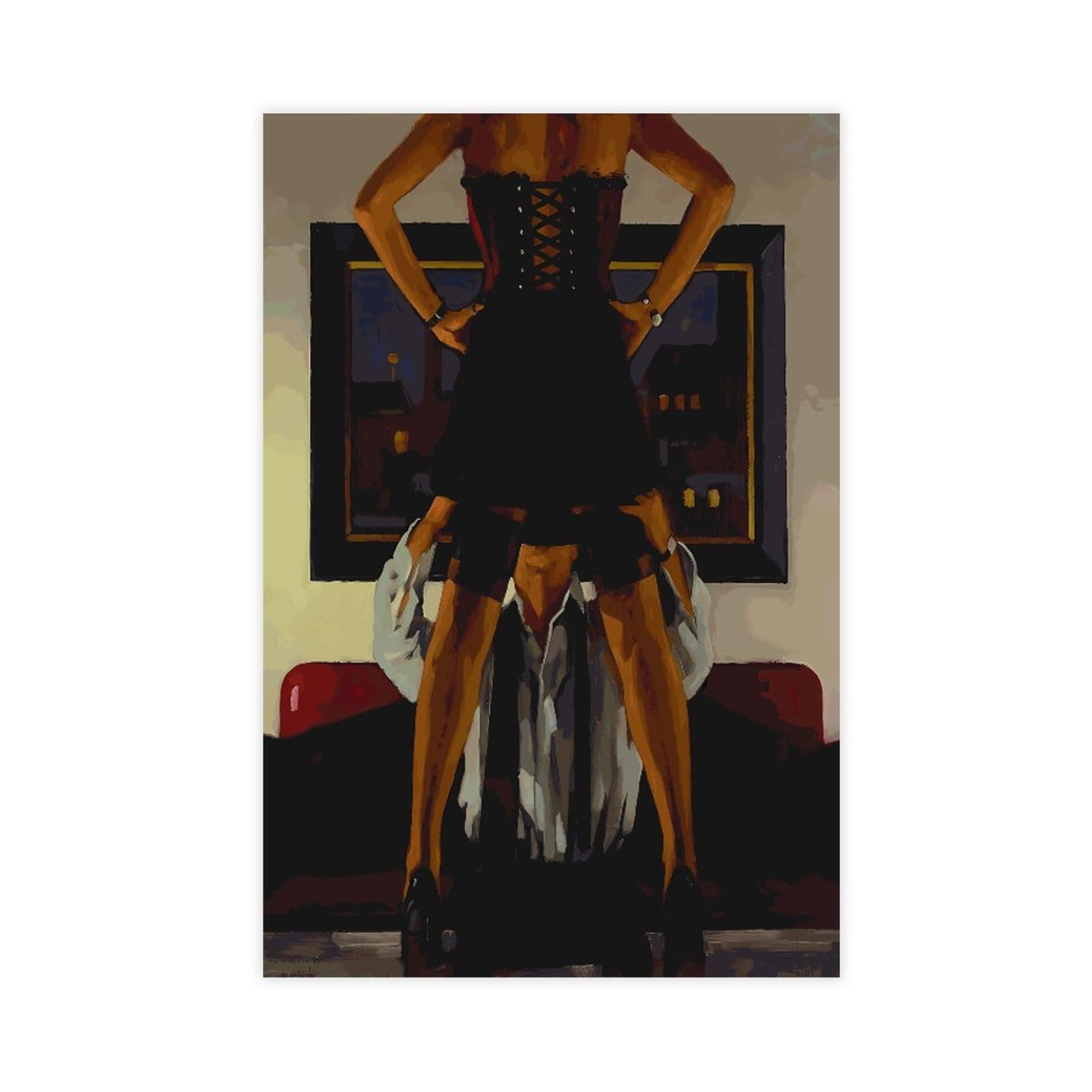 FSDJHG Jack Vettriano Poster - Leinwand Druck 60x90cm Für Wohnzimmer