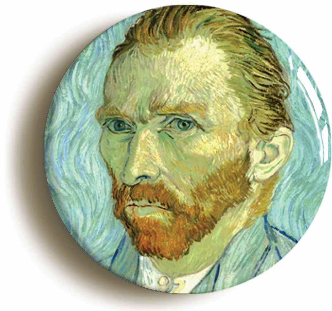 Ozorath Vincent Van Gogh Self Portrait Fridge Magnet (Circular 2Inch / 50Mm Diameter)