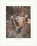  Biller Antik ohne Marke Der Kampf mit dem Drachen Schlitt Pilz coloriert ED 0306