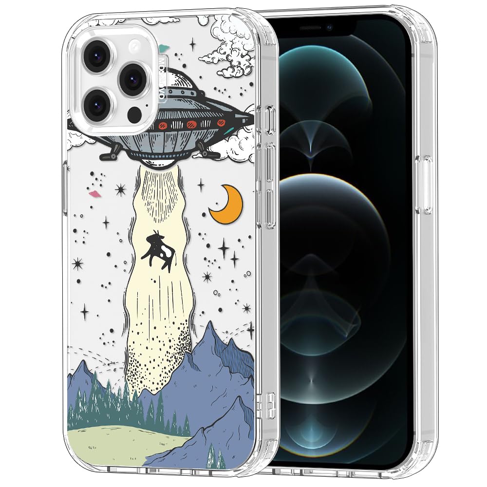 MOSNOVO Case for iPhone 12 & iPhone 12 Pro, [Buffertech 6.6ft Military-Grade Drop Protection] [Anti Peel Off Tech] Clear TPU Bumper Phone Case Cover