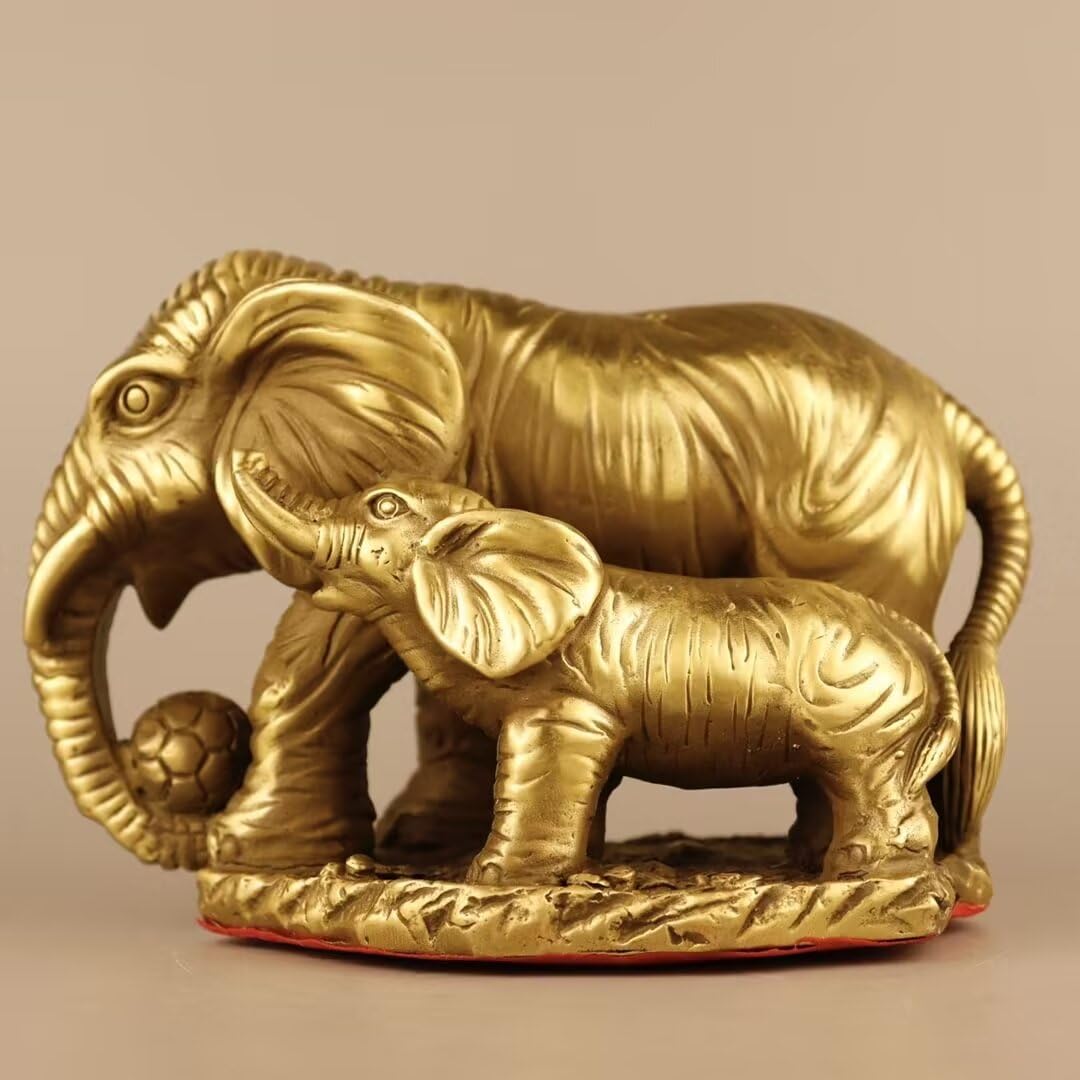 GLETSF Home Decor Statues Copper Horse Decoration Office Bookshelf Handicraft Statue Living Room Chinese Metal Sculpture Artwork Decoration Desktop Figurines,A