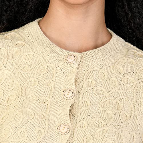 Image of LADYWILLINGTON Women Woollen Round Neck Sweater Heavy Front Long Kadai Cardigan Winter Wear Pure Wool Cardigan for Women Free Size Cotty Warm Cardigans with Side Pockets