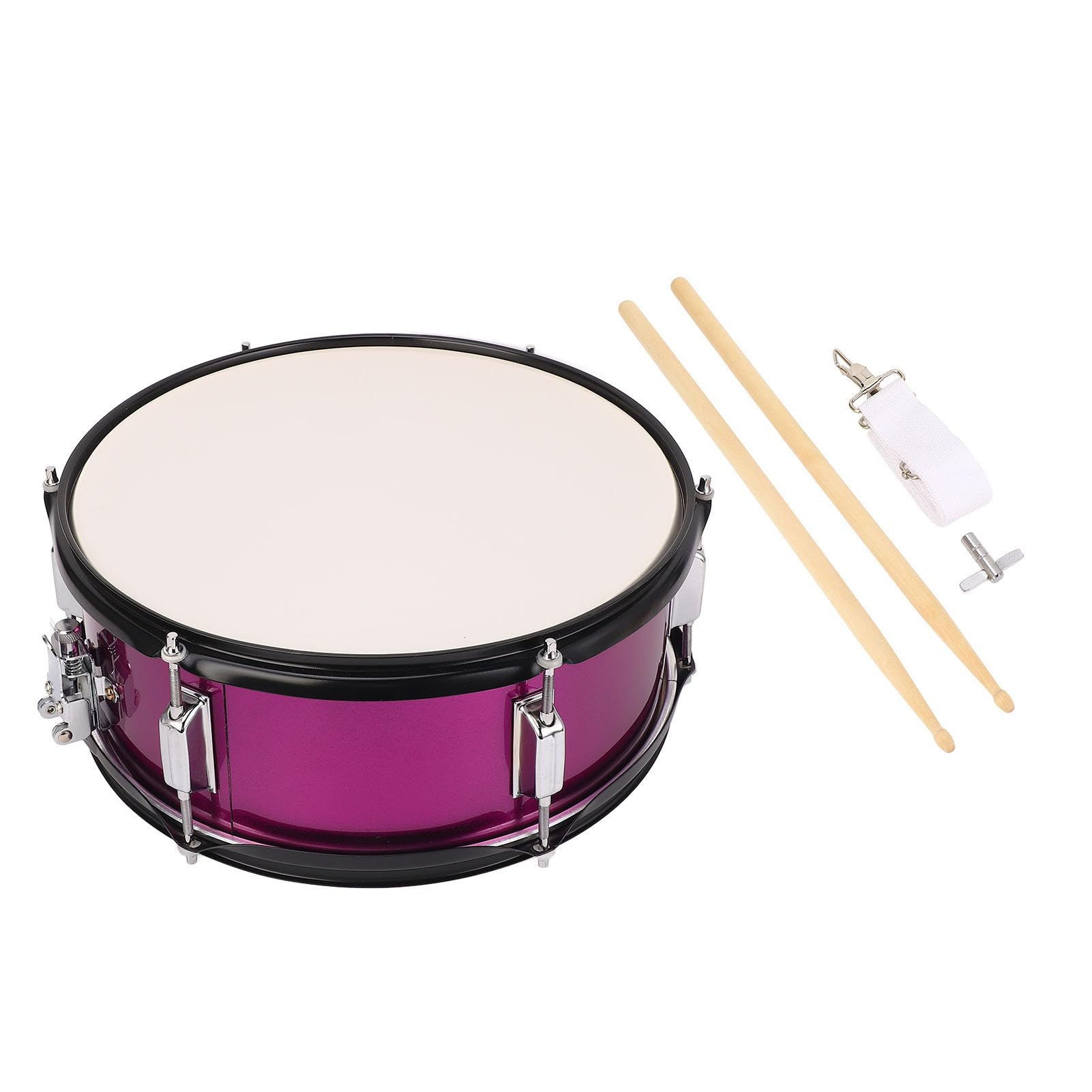 Instrumento de Percusión de Acero Inoxidable de 14x5.5 Pulgadas de Acero Inoxidable Adecuado para Bateristas de Cualquier Nivel de Habilidad