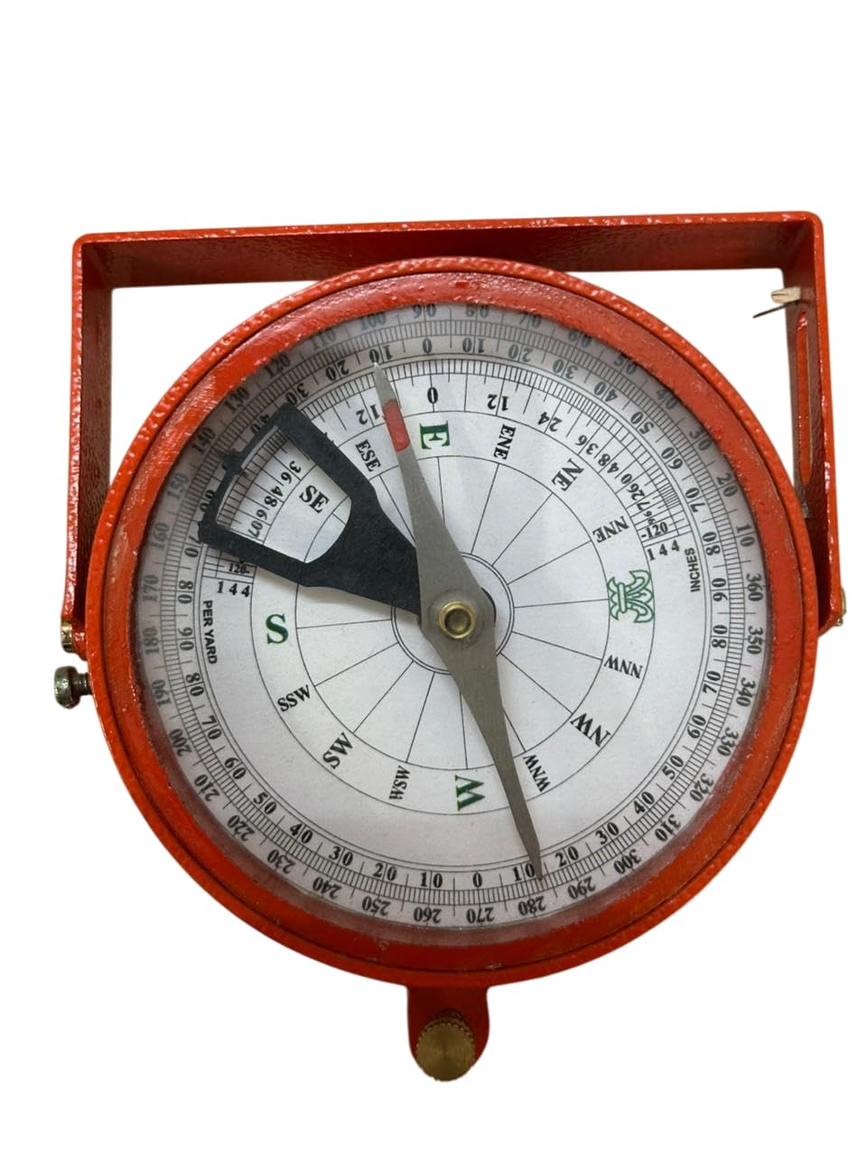 Clinometer Compass Brass Geological 100% Working Antique Pocket Transit Compass Powder Coating Finish with Carry Case for Geologists Professors Teachers Students-picture-10