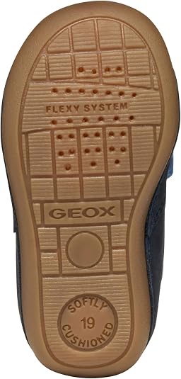 Chaussures Scratch Bébé Chaussures Bébé Garçon Geox Tutim First Walker - Cuir Nappa, Scratch, Semelle Respirante Chaussures Cuir Souple