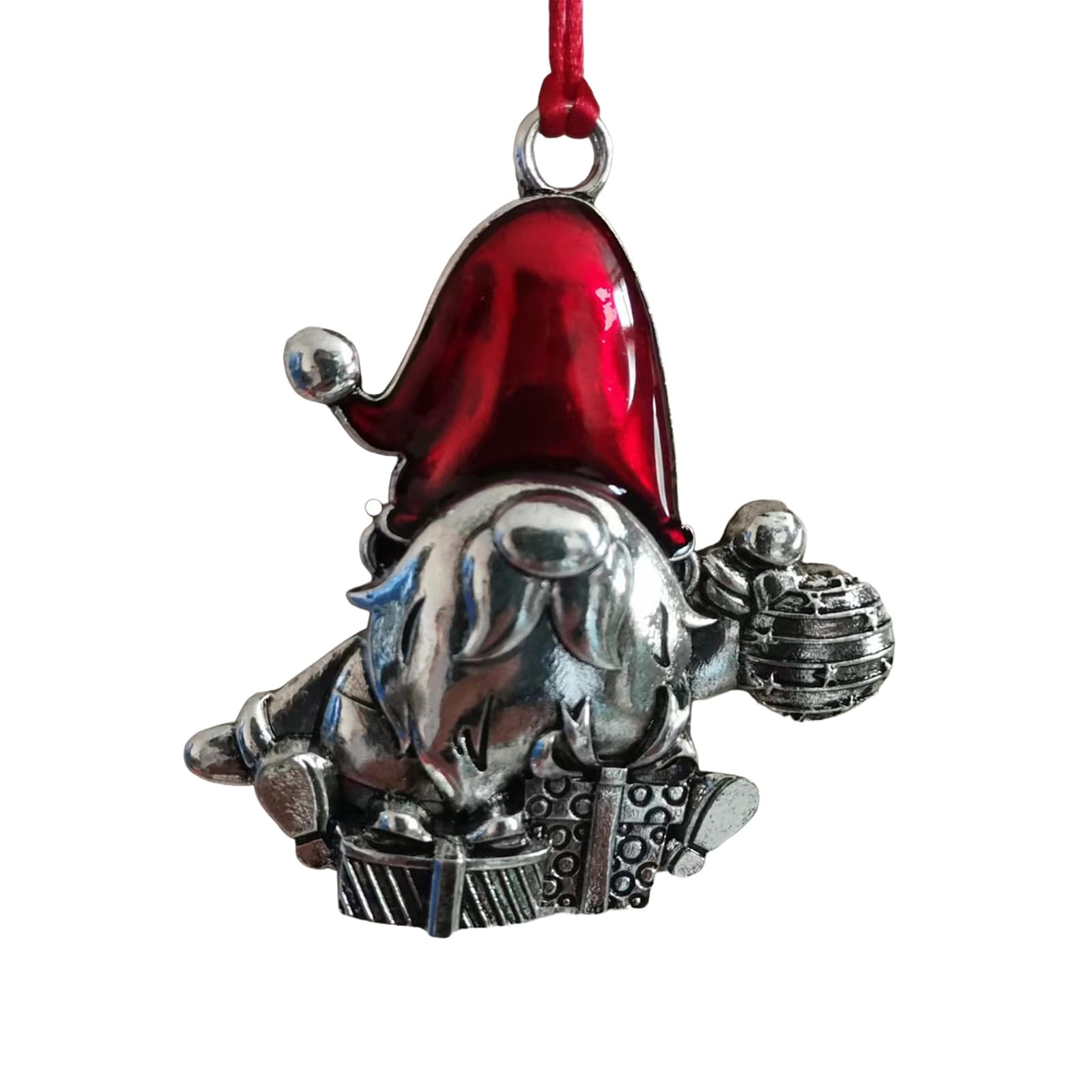 Metal Dwarf Figure Holiday Hanging Ornament Christmas Tree Decorations for Door Mantels Wreath Holiday Party Decoration Christmas Hanging Ornaments