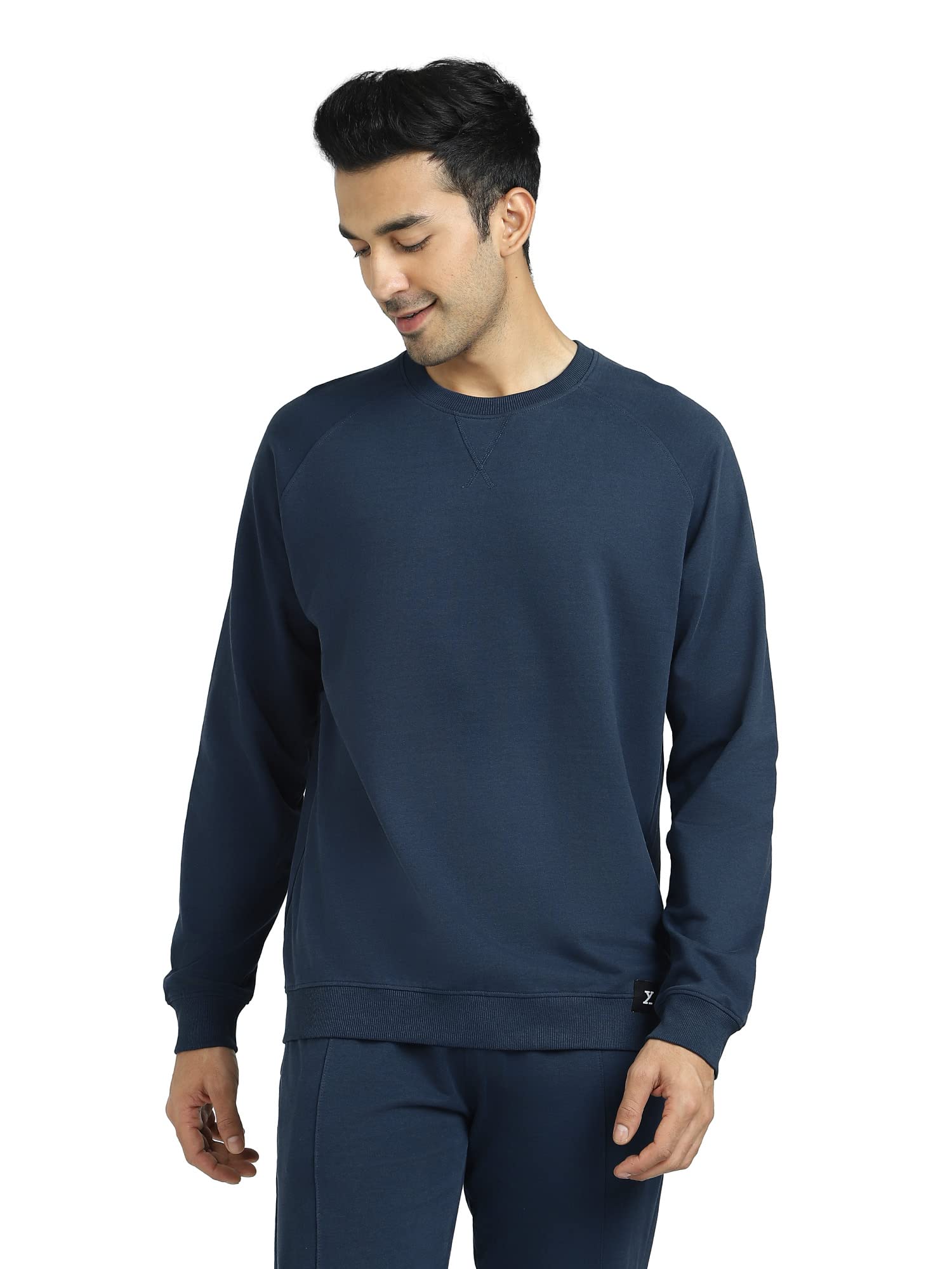 Men Cruze French Terry Cotton Crew Neck Regular Fit Sweatshirt-image-11