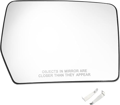 X AUTOHAUX Espejo lateral derecho del pasajero Espejo retrovisor de cristal del coche Espejo retrovisor de vidrio con calefacción exterior de