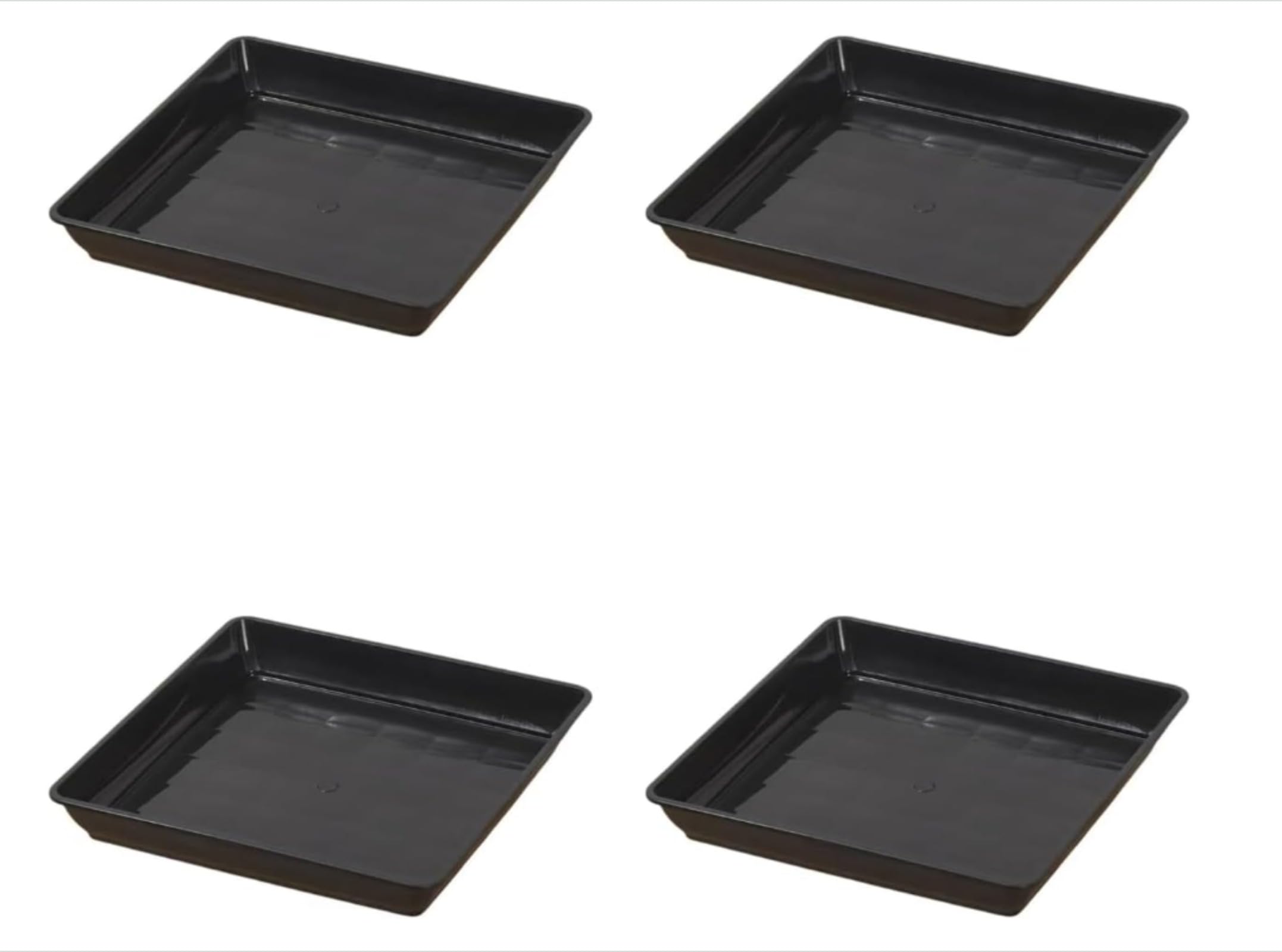 Amazon | 園芸 トレー4個植木鉢 受け皿 園芸 トレー 植木鉢トレイ
