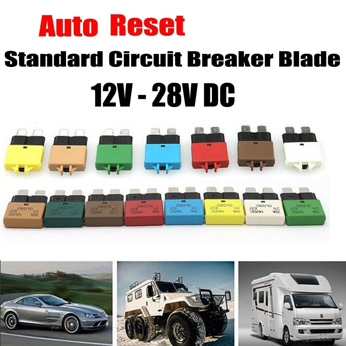 EPLZON 30A 12V-24V automatischer Reset-Leistungsschalter mit Abdeckung EPLZON 30A 12V-24V automatischer Reset-Leistungsschalter mit Abdeckung