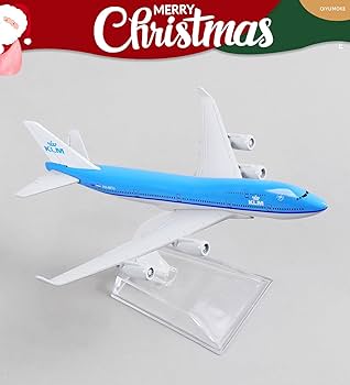 Amazon | QIYUMOKE 1/400 大韓航空 ボーイング747 飛行機モデル 15.5cm
