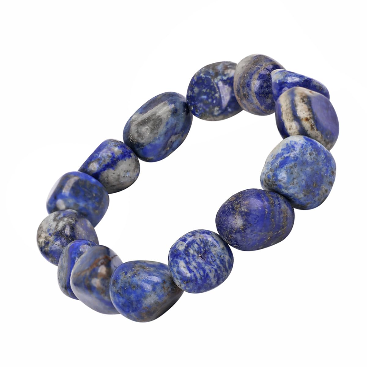 9Dzine Natural Lapis Tumble Bracelet for Men & Women | Crystal Beads Bracelet For Girls & Boys | Feng Shui Crystal Stone Tumbled Bracelet | Gemstone Reiki Healing Elastic Bracelet For Unisex (B0CP7918GX) Amazon Price History, Amazon Price Tracker