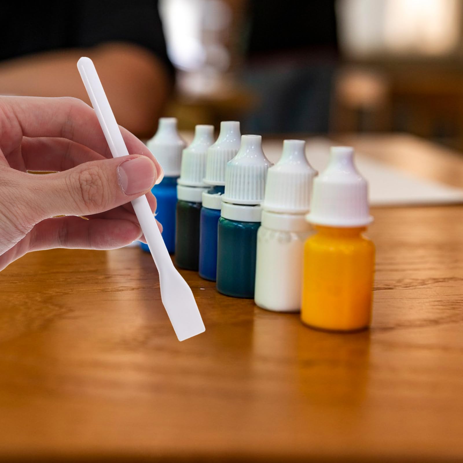 MAGICLULU Spatole per Stucco e Raschietti per Vernice in Plastica Bianca, Set da 10 Pezzi, Applicatori Colla Multifunzionali per Fai da Te, Adatti a Casa, Ufficio e Scuola