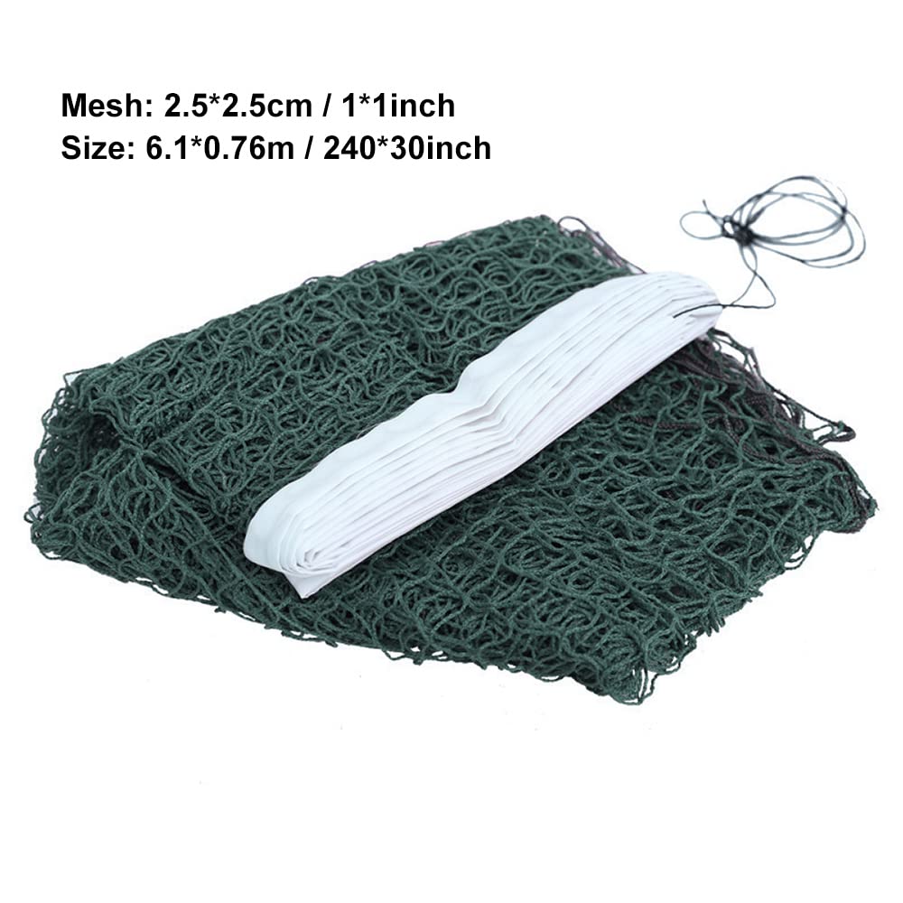 Filet de Badminton Portable Réglable Pliable Volley-Ball Filet de Tennis Maille pour Divertissement Formation Sports de Plein Air