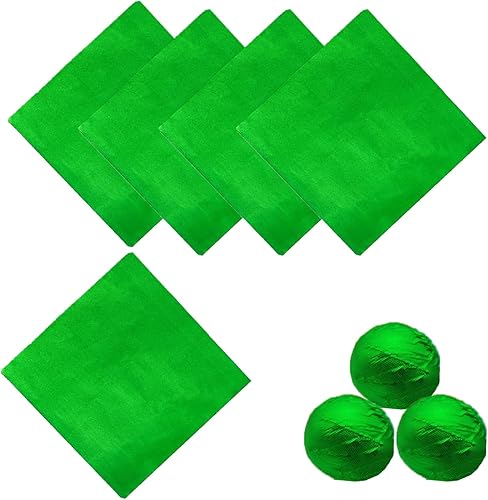 100 envoltorios de caramelo de aluminio, envoltorios de barra de caramelo de 4 x 4 pulgadas, envoltura cuadrada de papel de aluminio para barras de