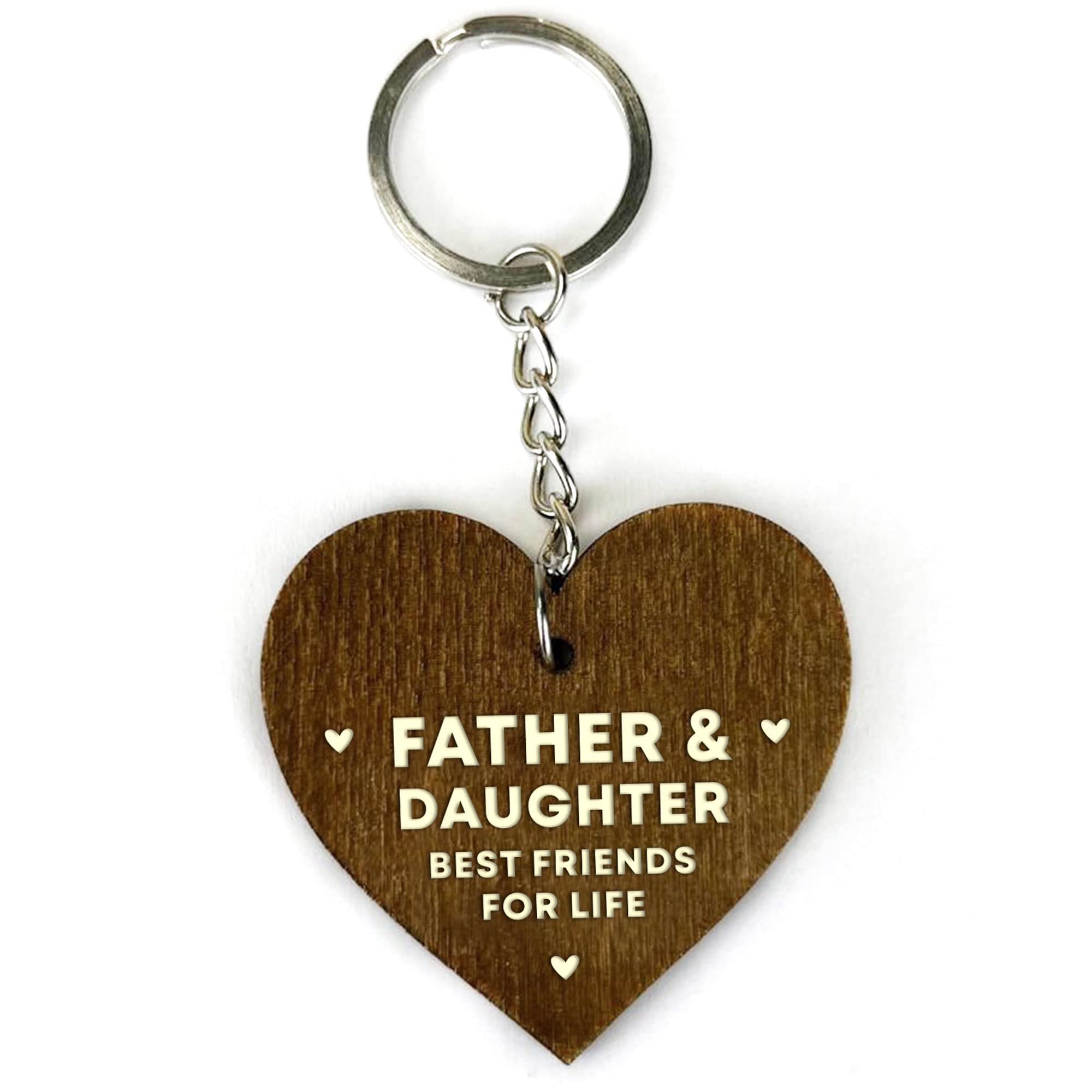 RED OCEAN Dad Gifts From Son Wood Keyring Fathers Day Gift Dad Birthday Gift Father And Son Best Friend Gift