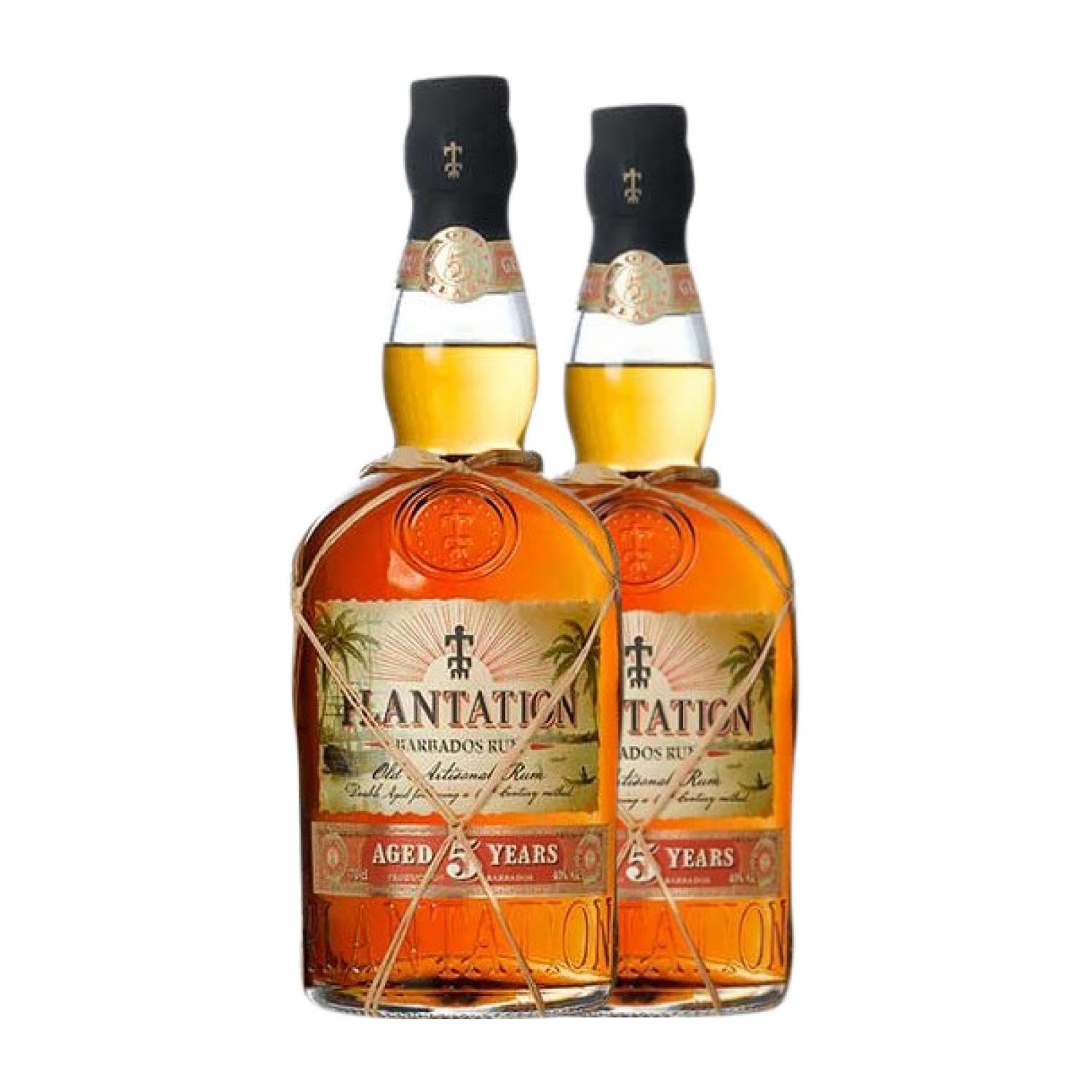Ron Plantation Rum Grande Reserve Barbados Gran Reserva 5 Años 70 cl (Caja de 2 Botellas de 70 cl)