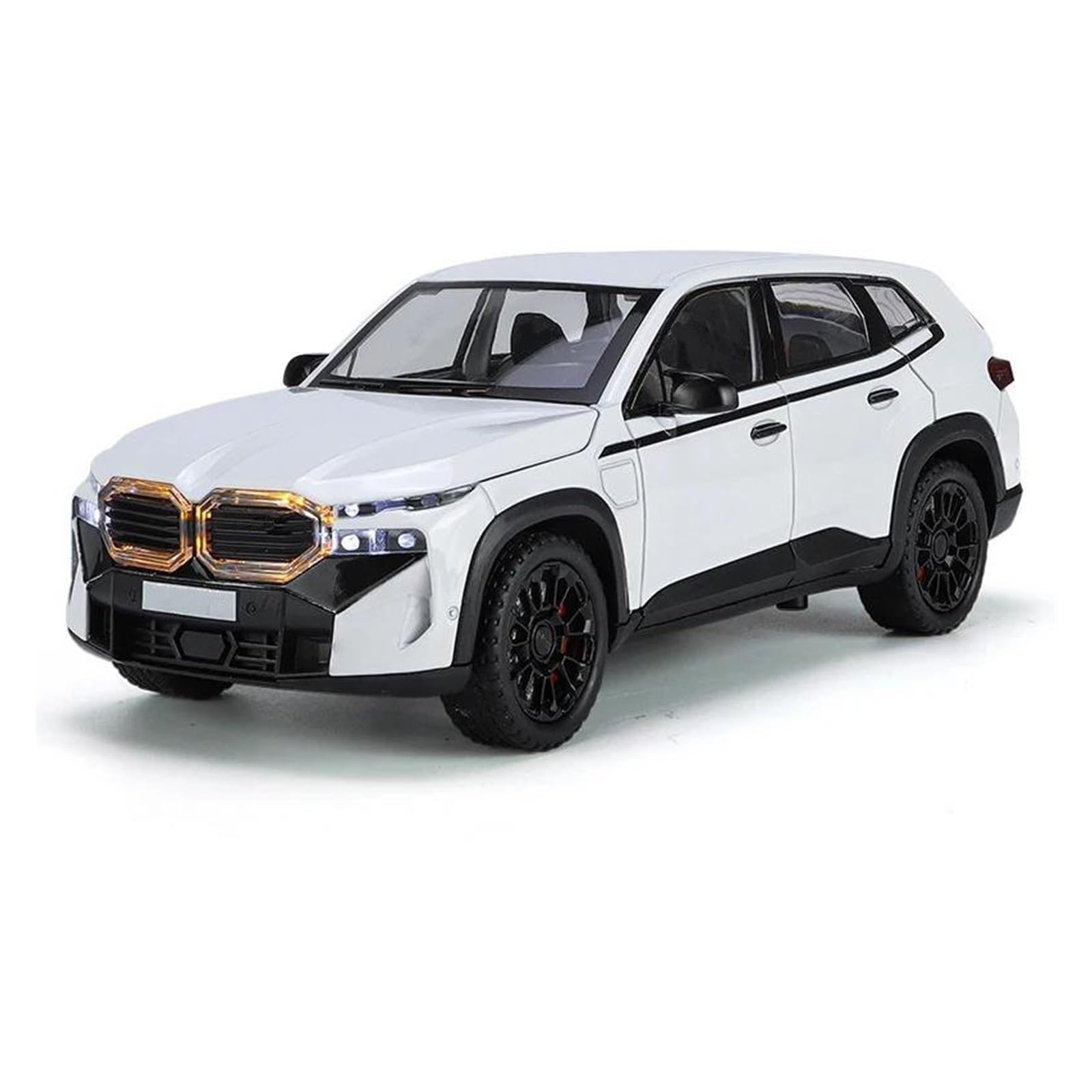 Btwodian White Scale Model Car For Bmw Xm Diecast Model Car