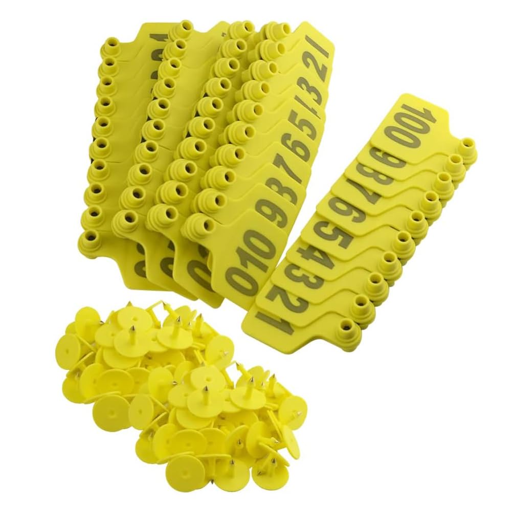 kolczyki dla kóz, Kolczyk Bydła 001-100/901-1000 Plastik Zwierząt Gospodarskich 201-300