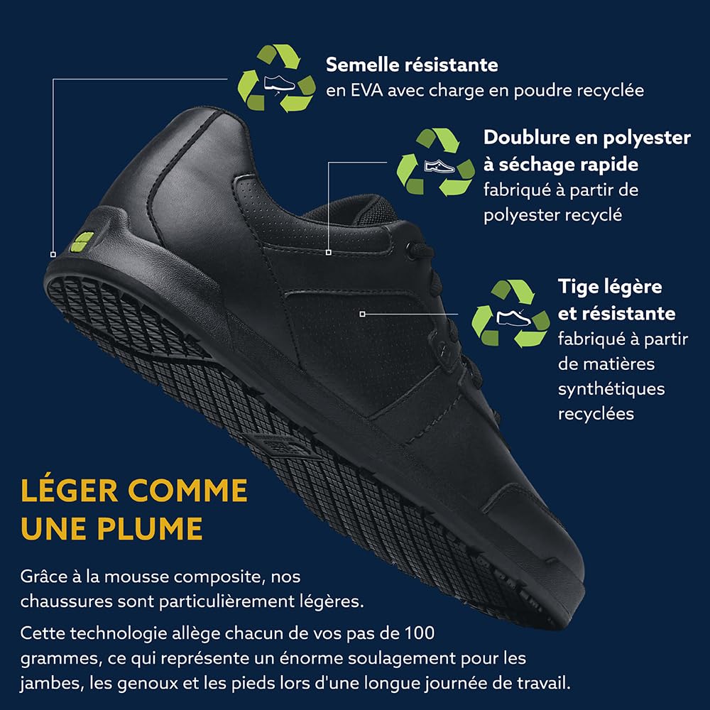 Shoes for Crews Freestyle II Chaussures de Travail antidérapantes imperméables Hommes