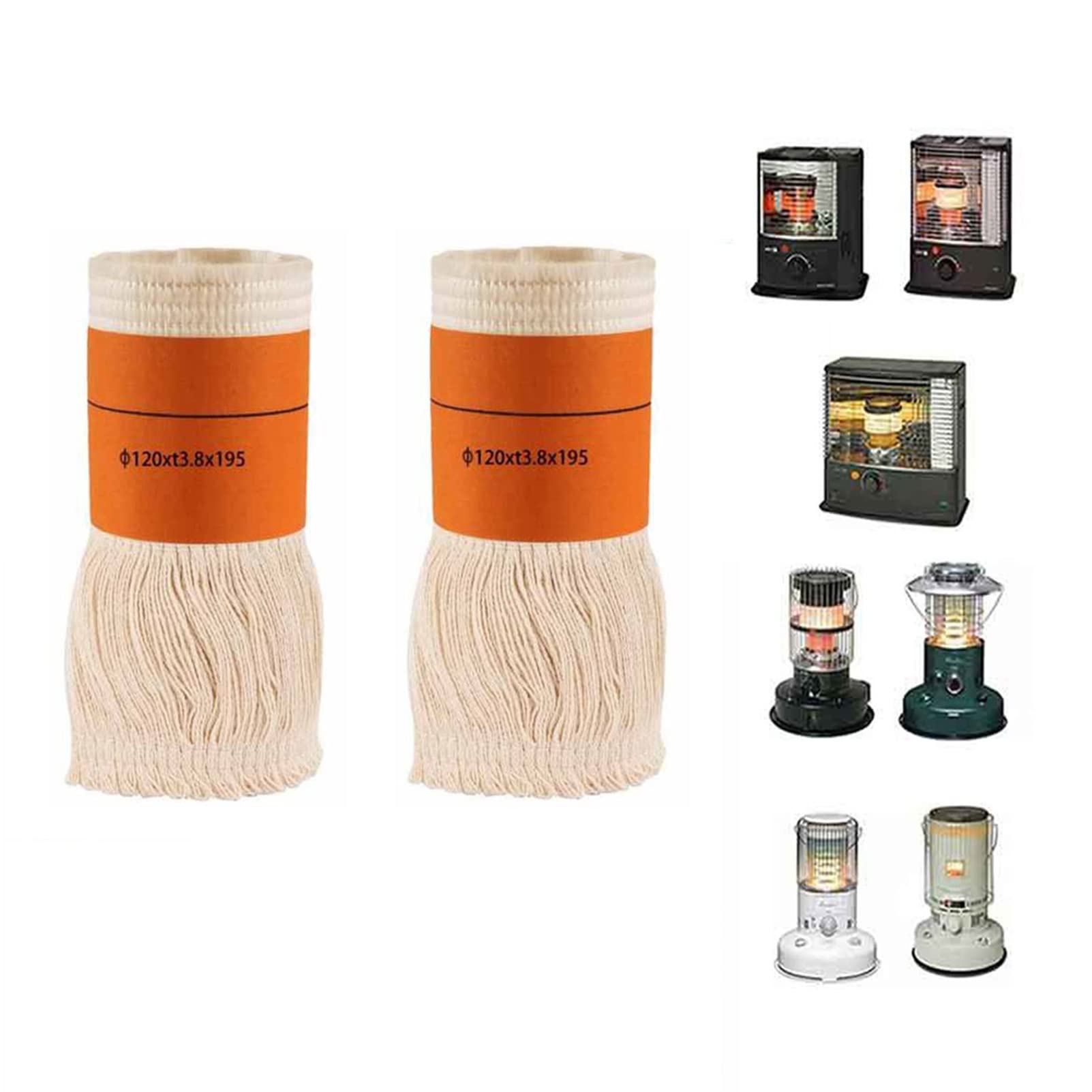 SunCourtyard 2pcs Kerosene Heater Wick,Universal Porfessional Replacement  Stove Wicks,Fiberglass Round Cotton Petroleum Heater Wicks,Smokeless  Odorless, Winter Heating,95xt2.5x180mm : Amazon.co.uk: Home u0026 Kitchen