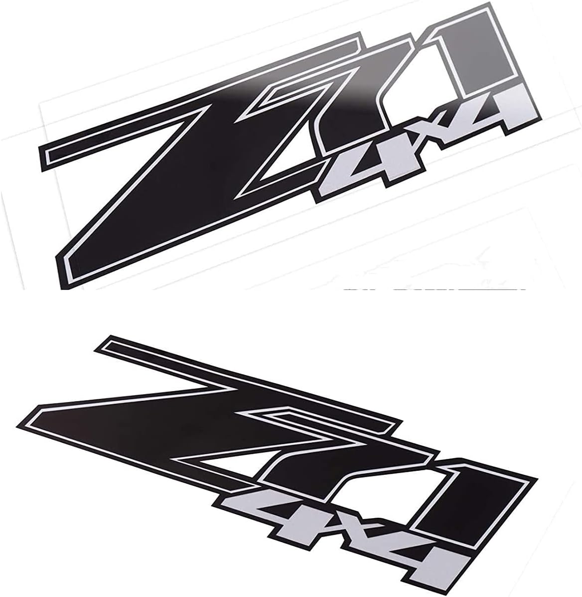 Pair Set Z71 4x4 Decals Stickers Compatible for Silverado (20072013