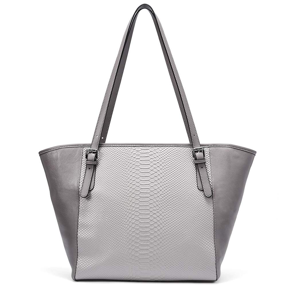 Leather Handbags Designer Tote Shoulder Purses Long Handles Large