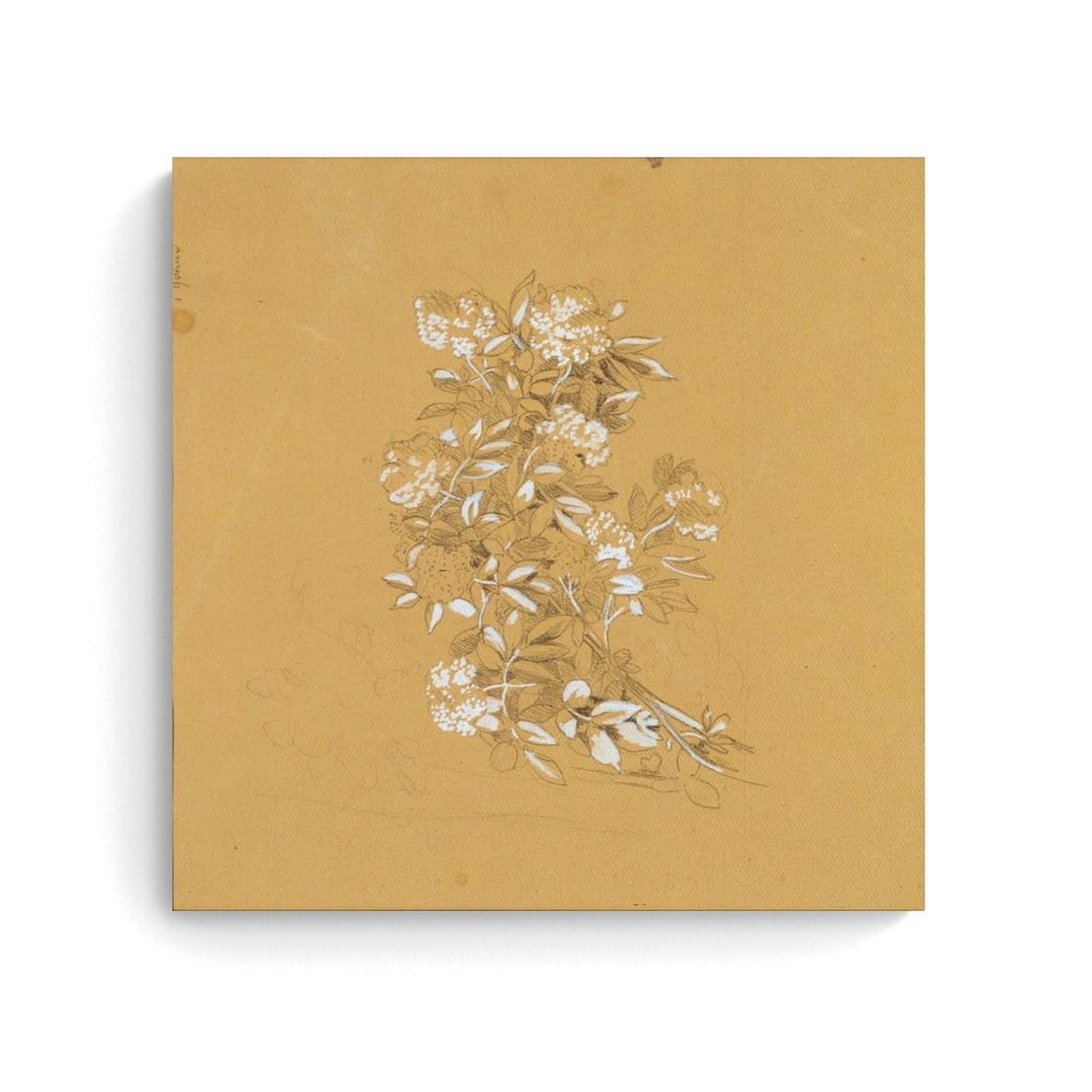Bouquet of Flowers By Johann Peter Krafft plakat z nadrukiem 50 x 50 cm