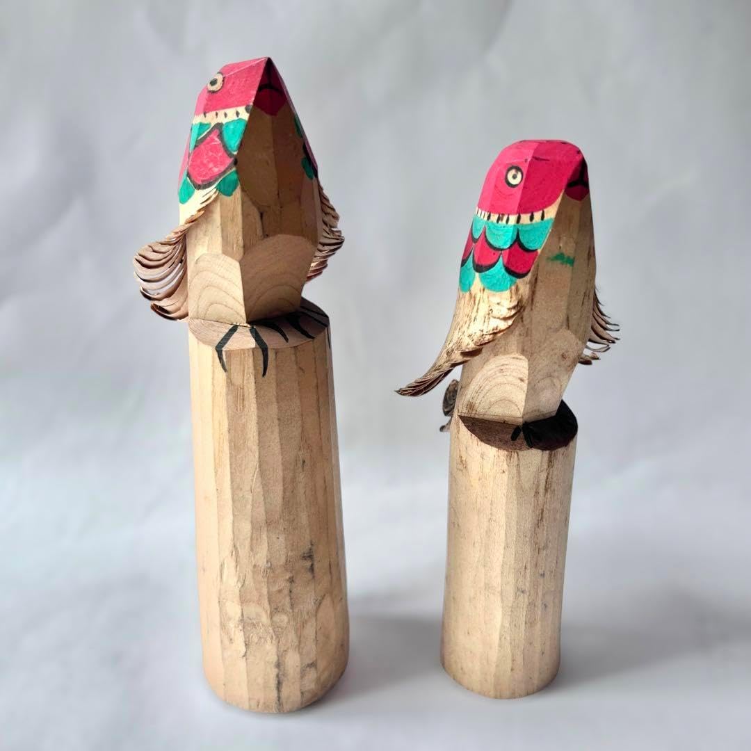 戦前 古玩 山形県 郷土玩具 お鷹ぽっぽ 赤タカ② 山形県米澤市高橋熊太郎× 2 戦前 古玩 山形県 郷土玩具 お鷹ぽっぽ 赤タカ② 山形県米澤市