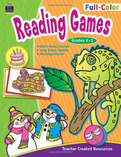 Full-Color Reading Games: Grades K-1 für 24,84 EUR bei amazon.de Bild: Full-Color Reading Games: Grades K-1 für 24,84 EUR bei amazon.de