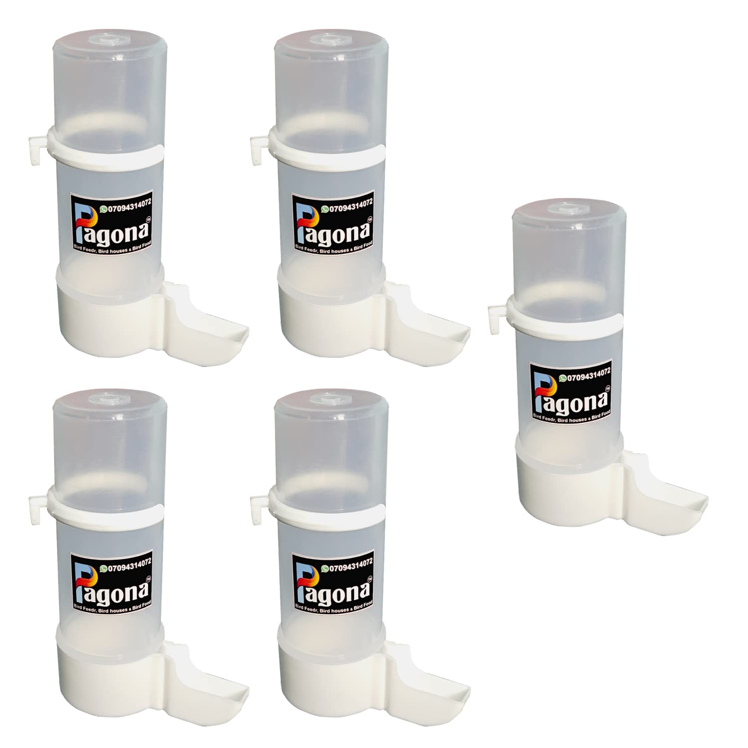 Pagona Plastic - Imported Cage Gulfi Cup Bird Water And Food Hanging Feeder Suitable For Small Cage Birds Like Love Birds, Finches, Cockatiel And Ext.. (200Ml, Pack Of 5) (B09Q1ZHXWJ) Amazon Price History, Amazon Price Tracker
