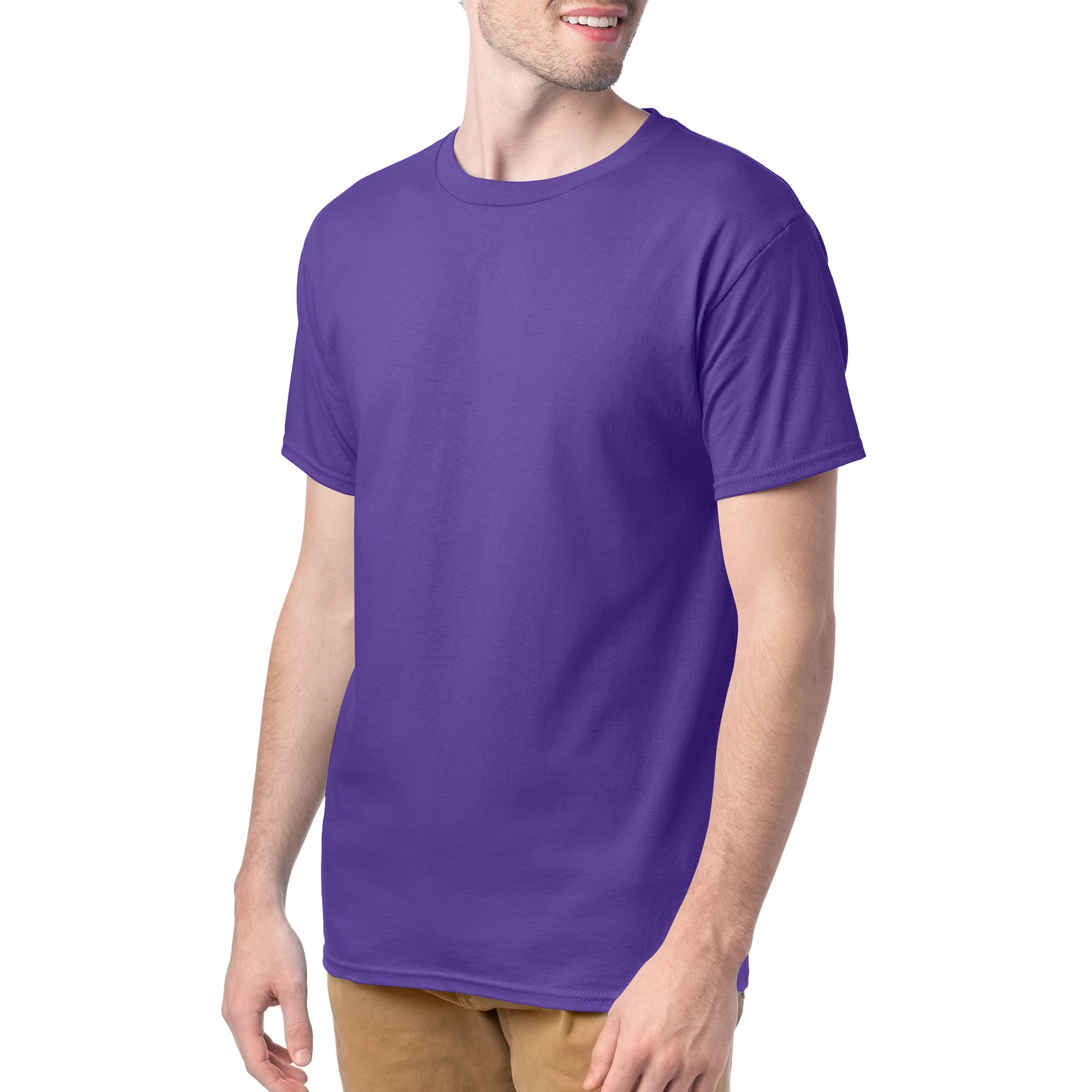 Hanes Zestaw koszulek męskich, bawełniana koszulka Essential-T, 4-pak, Hanes-Our Best koszulka z krótkim rękawem, super miękka bawełna, wielopak