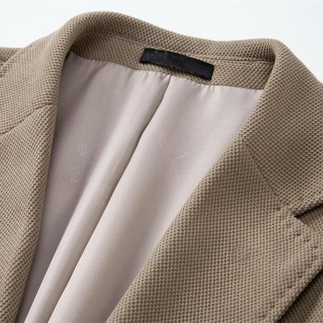 Men's Autumn Winter Casual Slim Fit Solid Color Blazer4