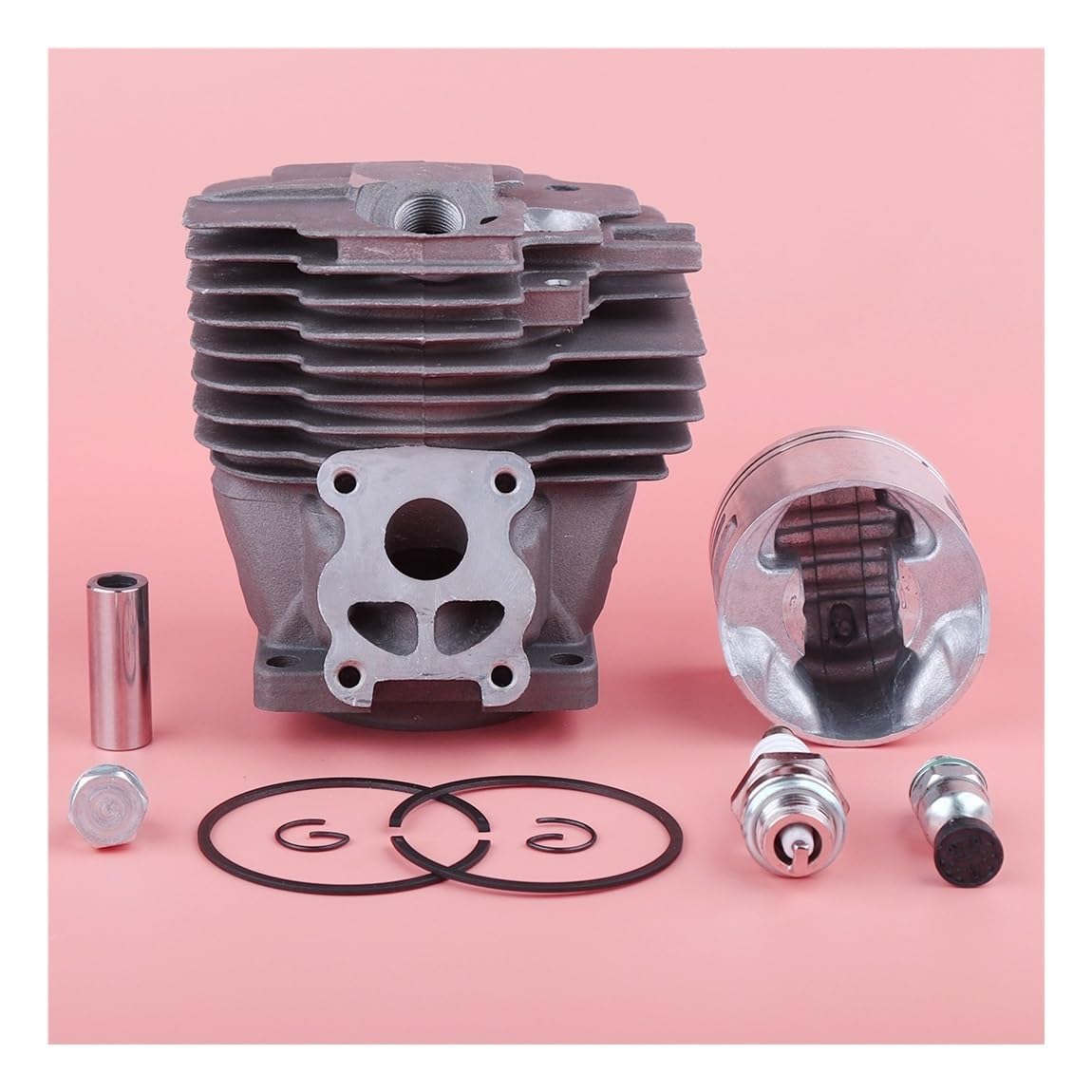 Cylindre piston 52 mm pour tronçonneuse MS441 avec bougie et segments