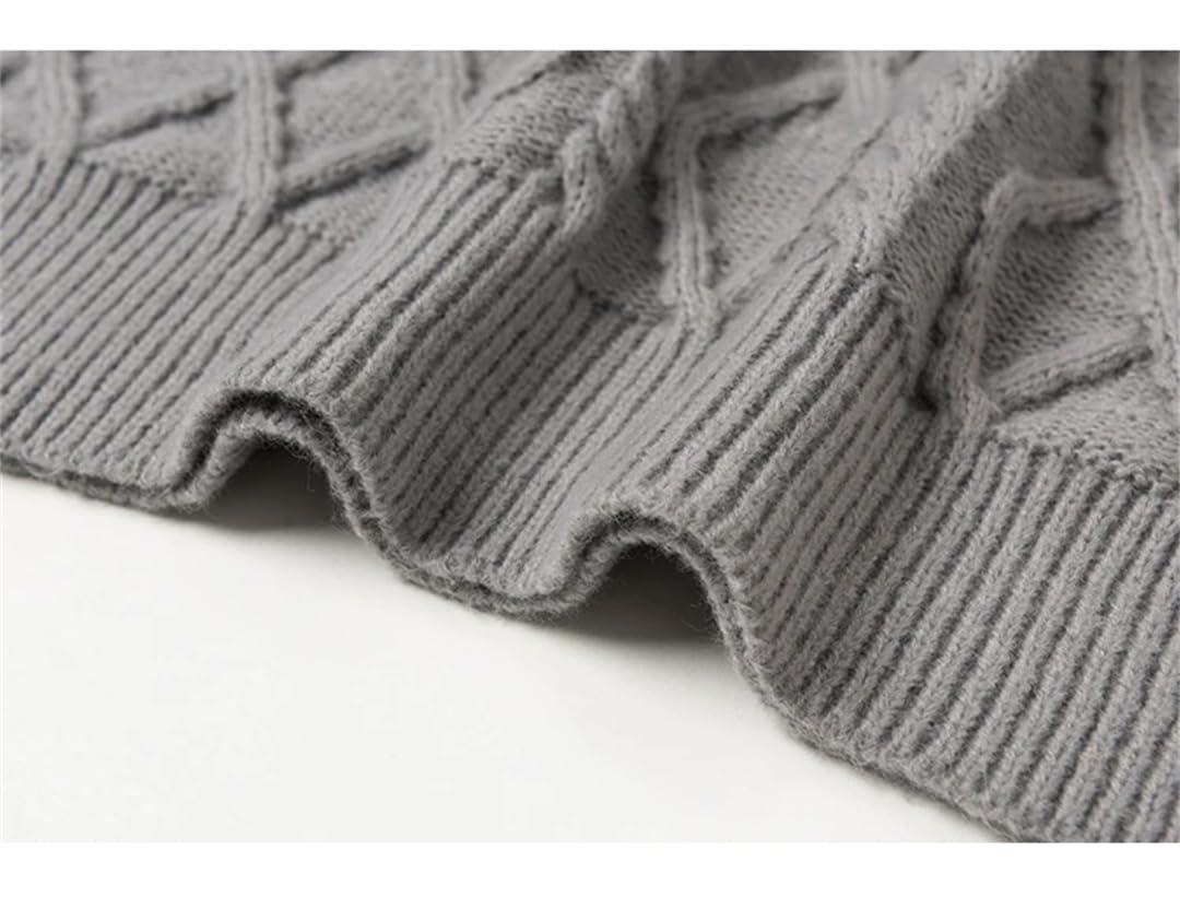 Męskie Twist Swetry Slouchy Vintage Nastolatki Koreańska Przystojna Młodzieńcza Witalność Dzianina