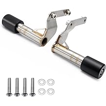 MoKitDora Softail Passenger Peg Crash Bar Frame Slider Rear Highway Engine Guard for Harley 2018-Later Harley Street Bob Heritage Low Rider Sport Glide Fat Bob, Stainless Steel
