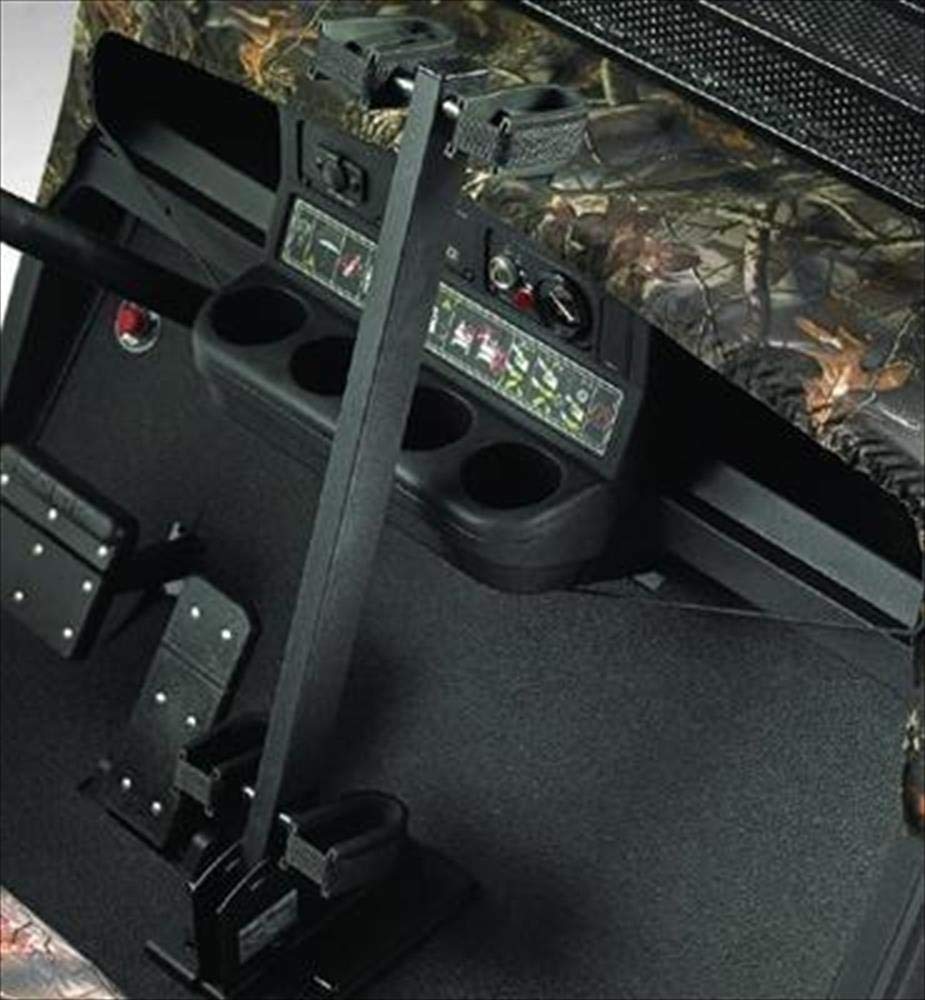 Universal Golf Cart & UTV Adjustable Stand Up Gun Rack, Vertical Two