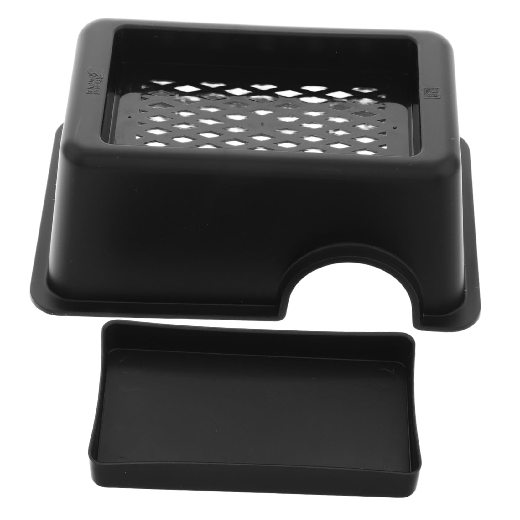 Abaodam Reptile Feeding Trough Hideout Box Dish for Lizards Snakes Easy to Clean Reptile Tank Decoration Enhances Activity Exploration for Healthy Habitat
