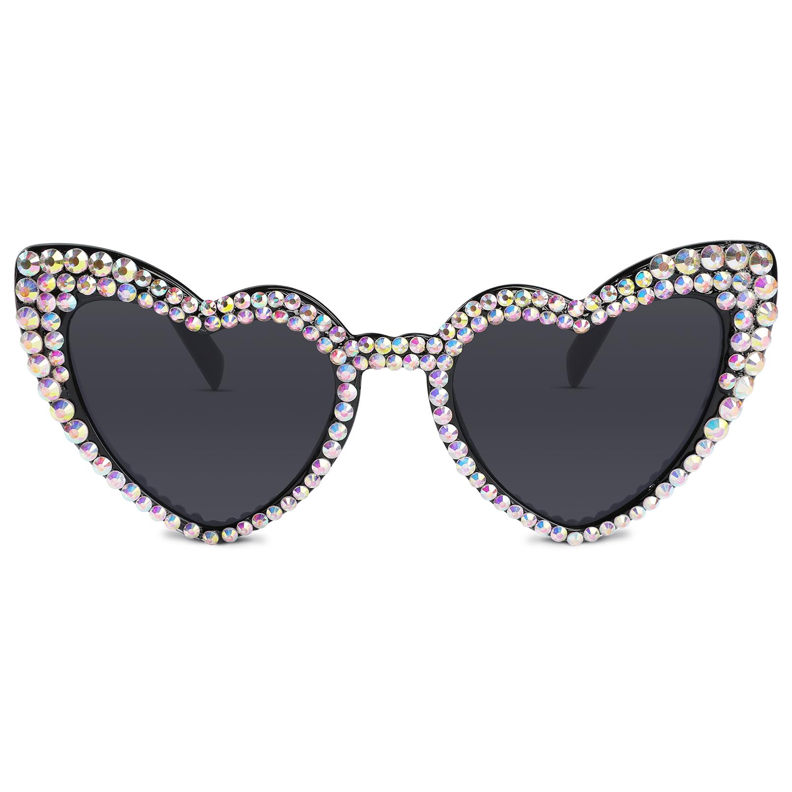YOGFIT Heart Sunglasses for Women Fashion Classic Love Eye Protection Sunglasses Vintage Cute Heart Sunglasses