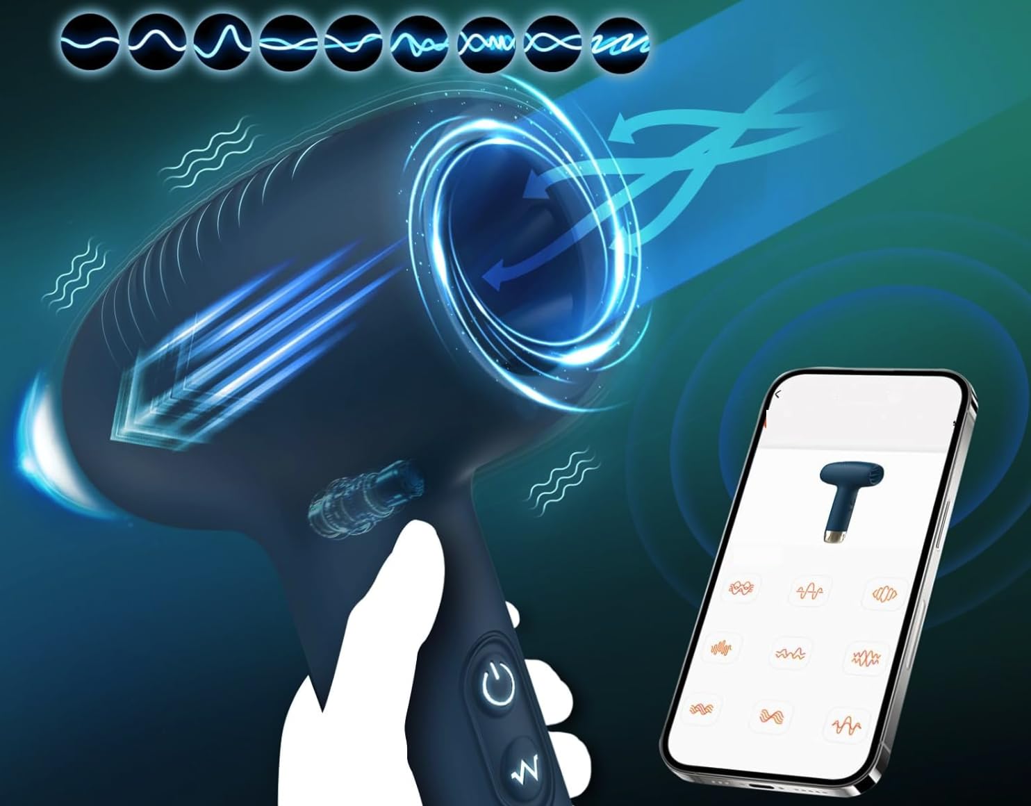 Amazon.com: Male Masturbator with Remote Control and 9 Vibrating Modes  SL61617 : Health & Household