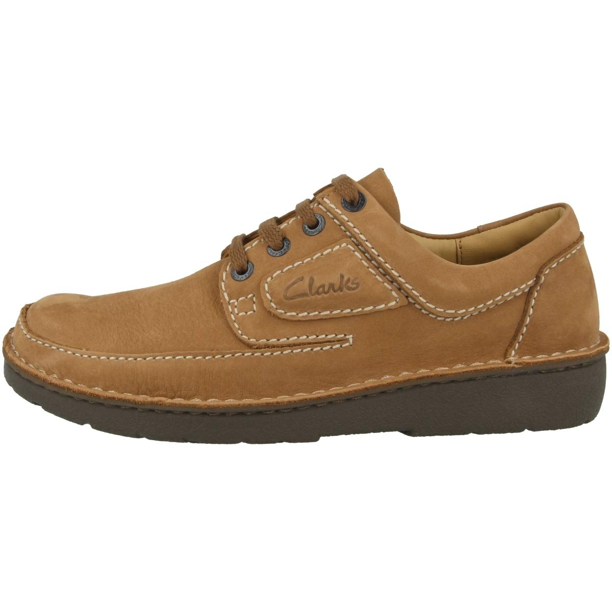 Clarks Men's Nature Ii Oxford Flat, Birch Tumbled Nubuck, 7.5 UK (41.5 EU)