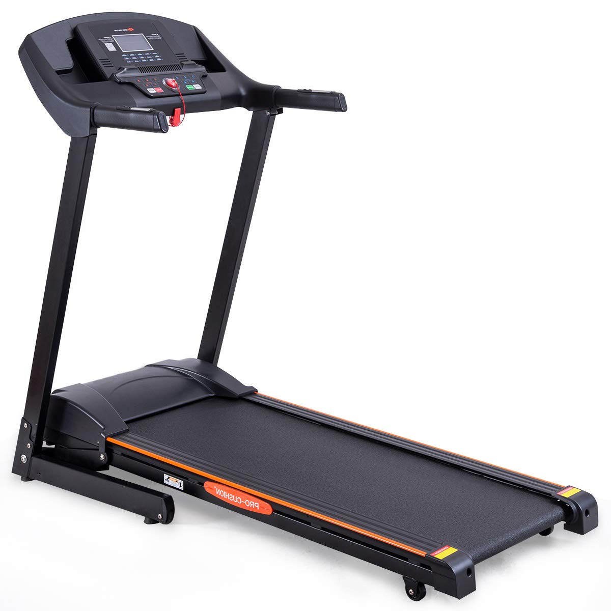 gymax folding electric treadmill