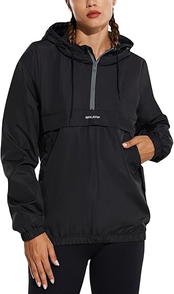 half zip pullover rain jacket