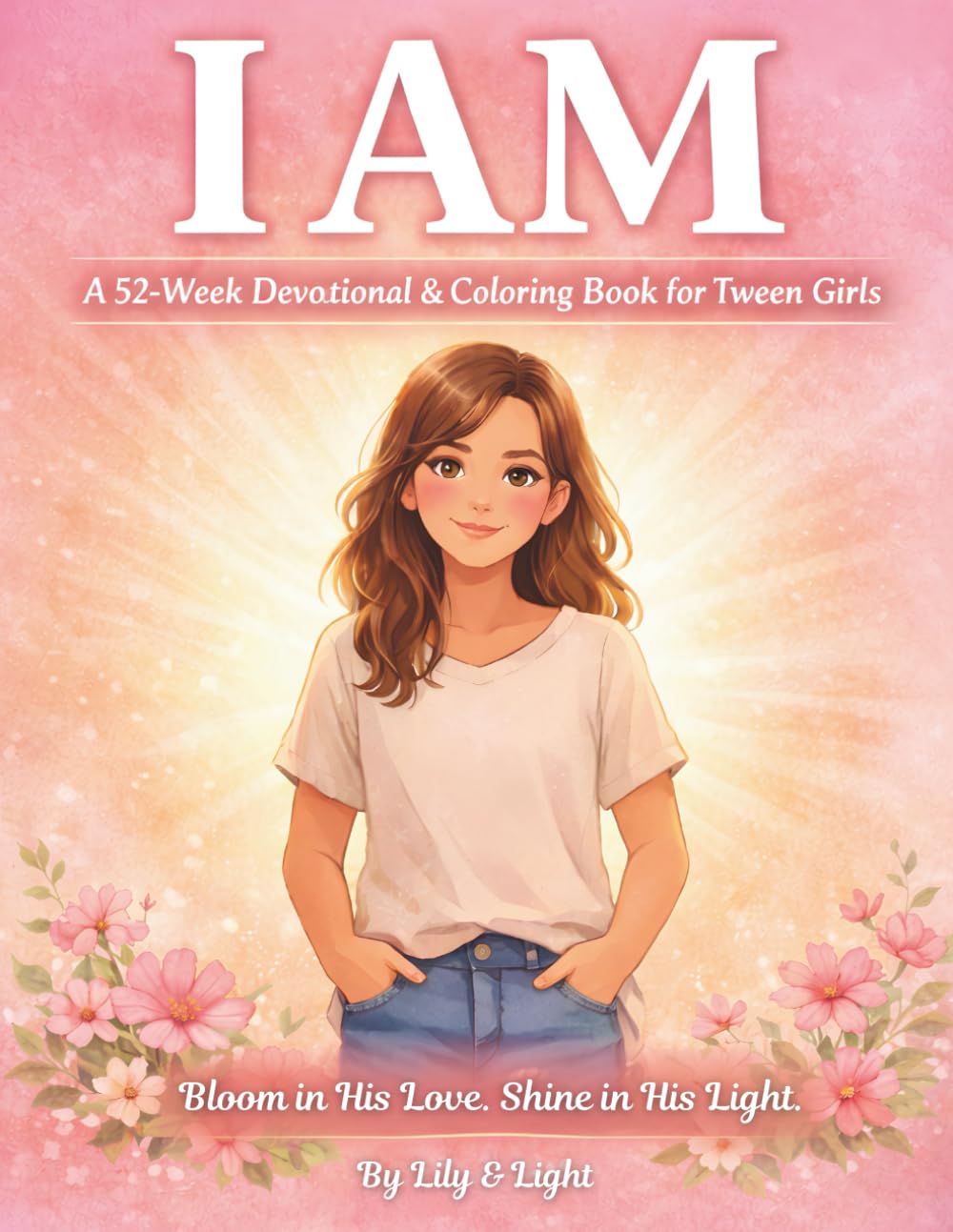 I AM: 52 Week Devotional and Coloring Book for Tween Girls