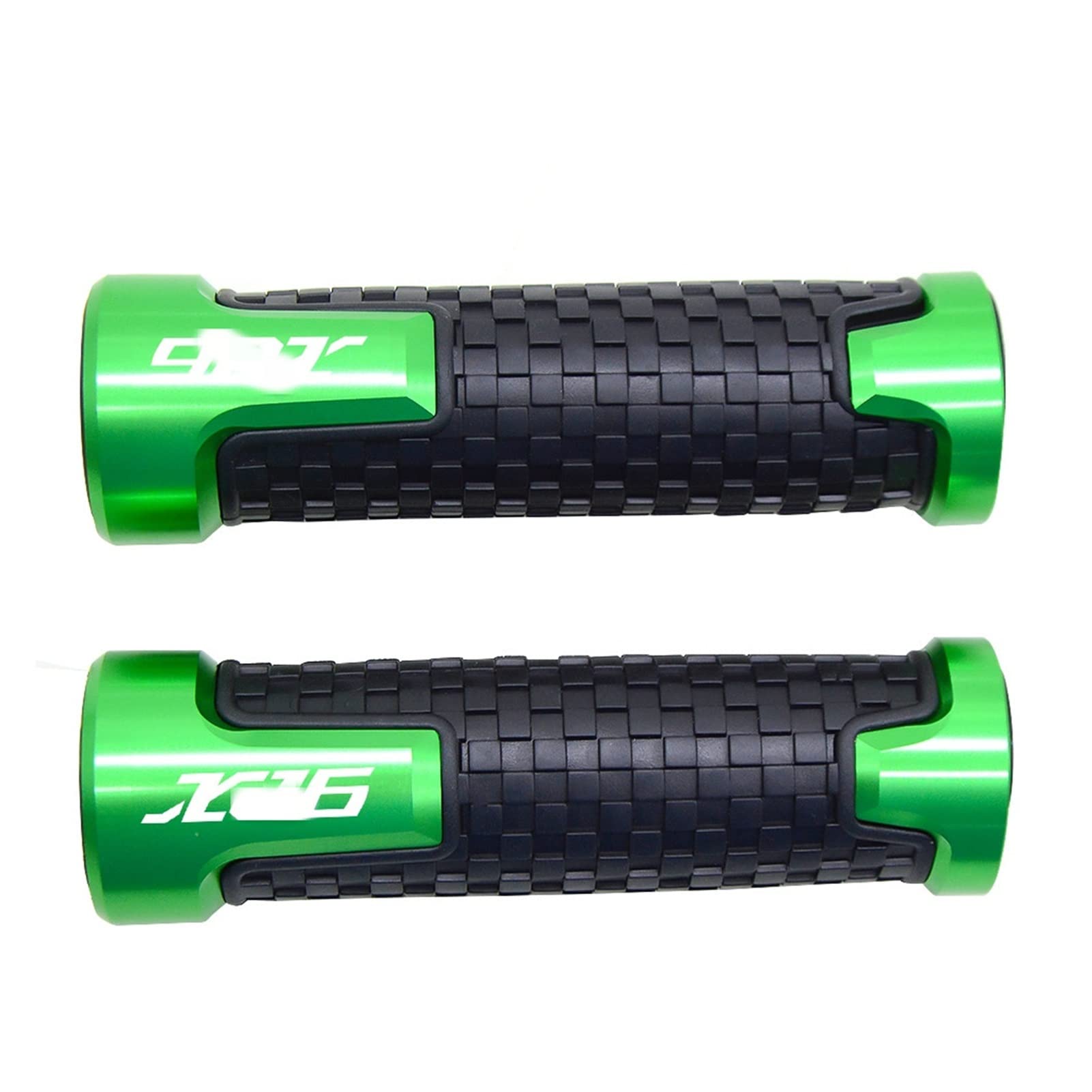 Poignées de guidon moto 22mm confort pour les balades et trajets quotidiens en XJ6 vert