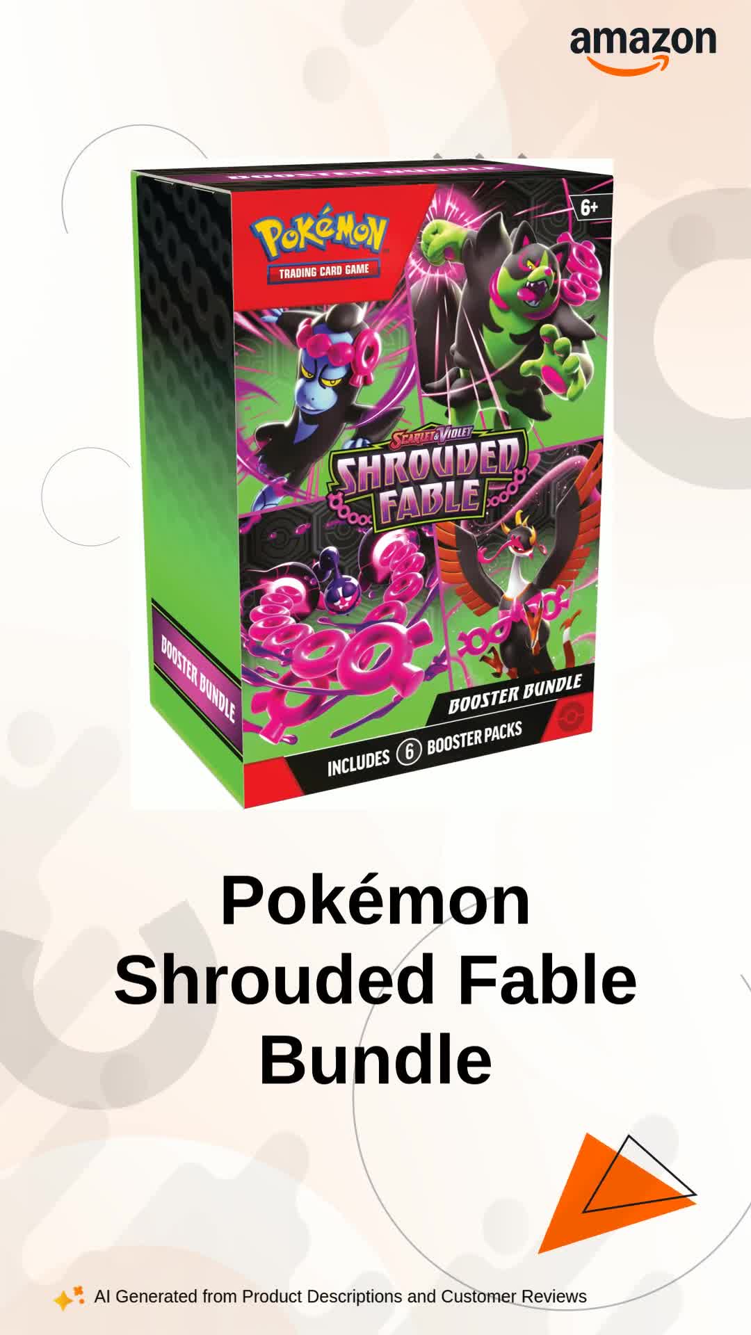 Pokémon TCG: Scarlet & Violet—Shrouded Fable Booster Bundle (6